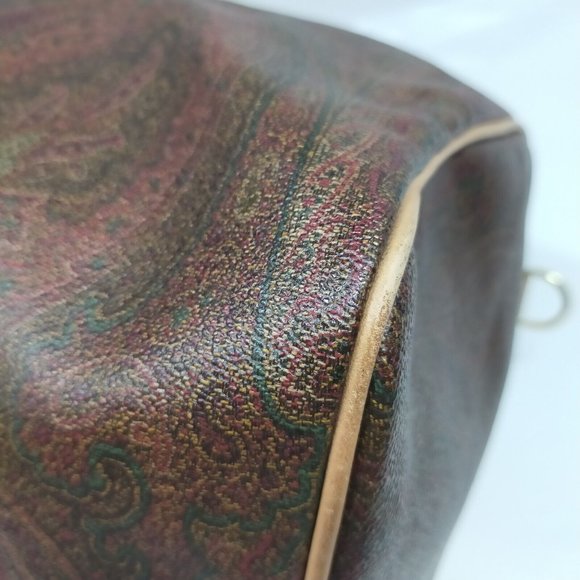 Etro Boston 45 Bag Brown PVC, milano paisly - Picture 6 of 9